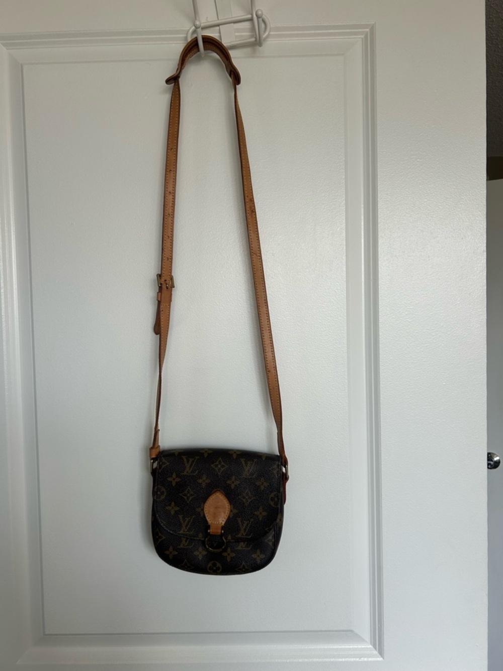 Louis Vuitton Brown Monogram Crossbody with Vachetta Trim